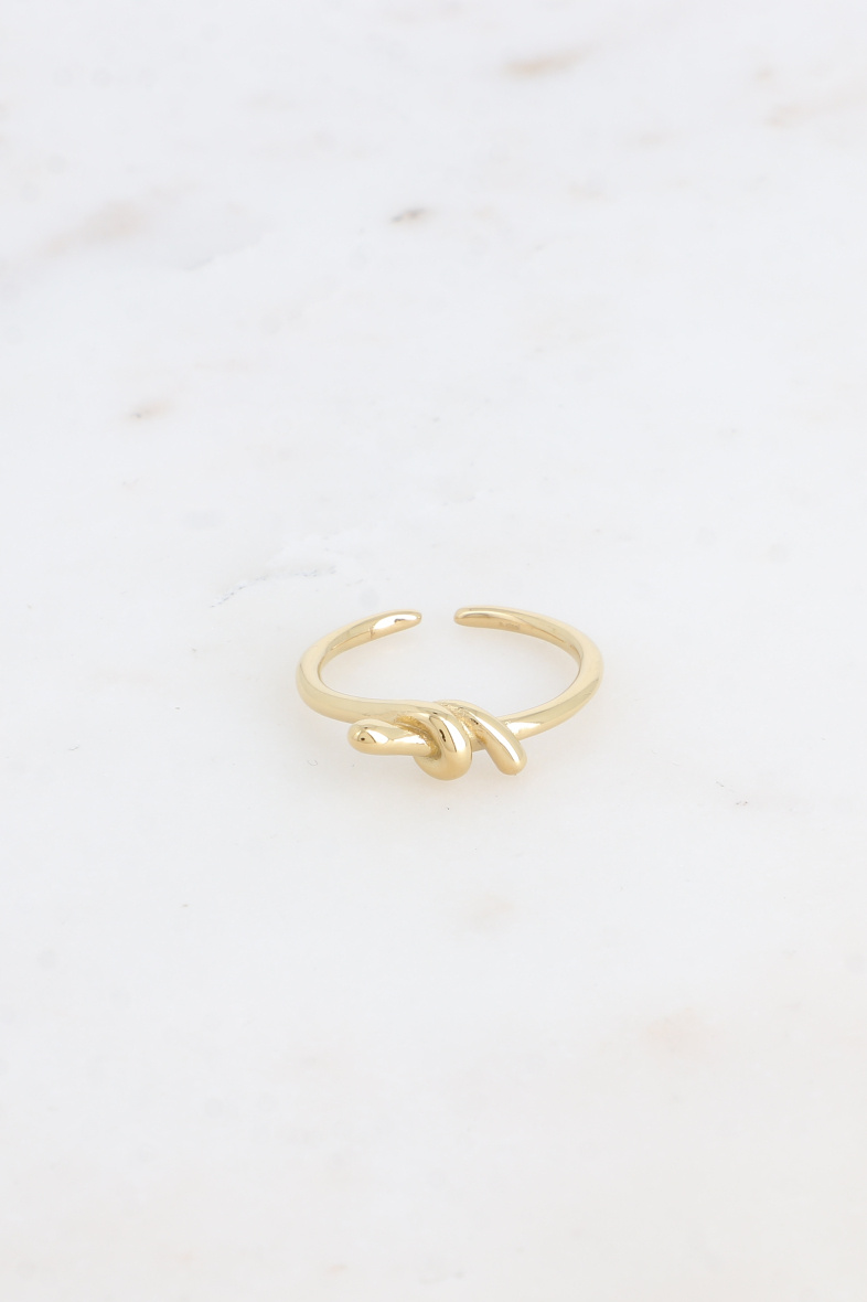 Großhändler Bohm - Dünner Ring - Knotenmuster