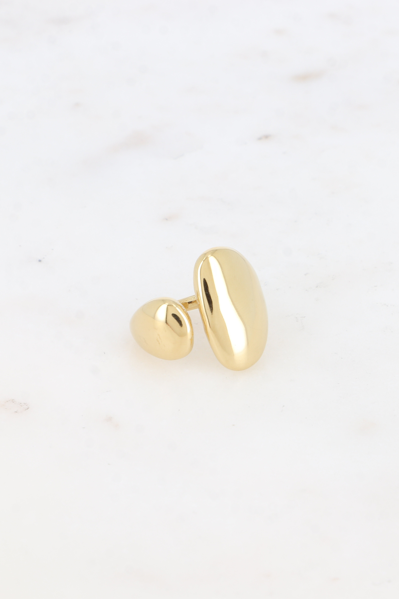 Grossiste Bohm - Bague ouverte - formes arrondies, lisses