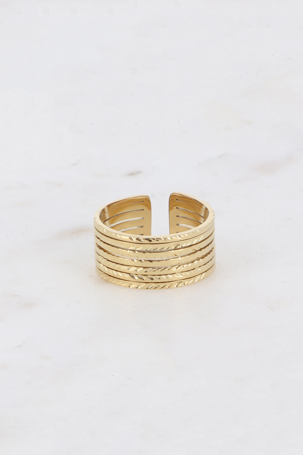 Großhändler Bohm - Sita-Ring – Linien mit gehämmertem Effekt