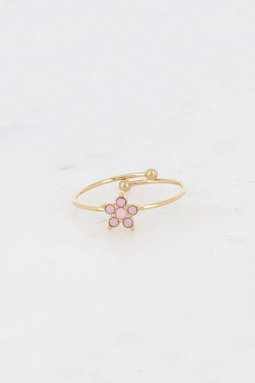 Mayorista Bohm - Anillo - flor con óxidos de circonio