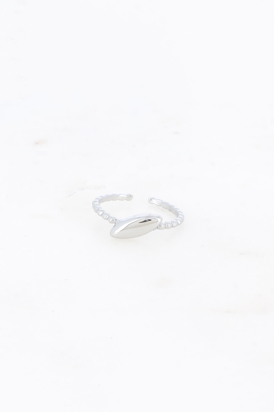 Mayorista Bohm - Anillo fino - anillo efecto perla y ovalado