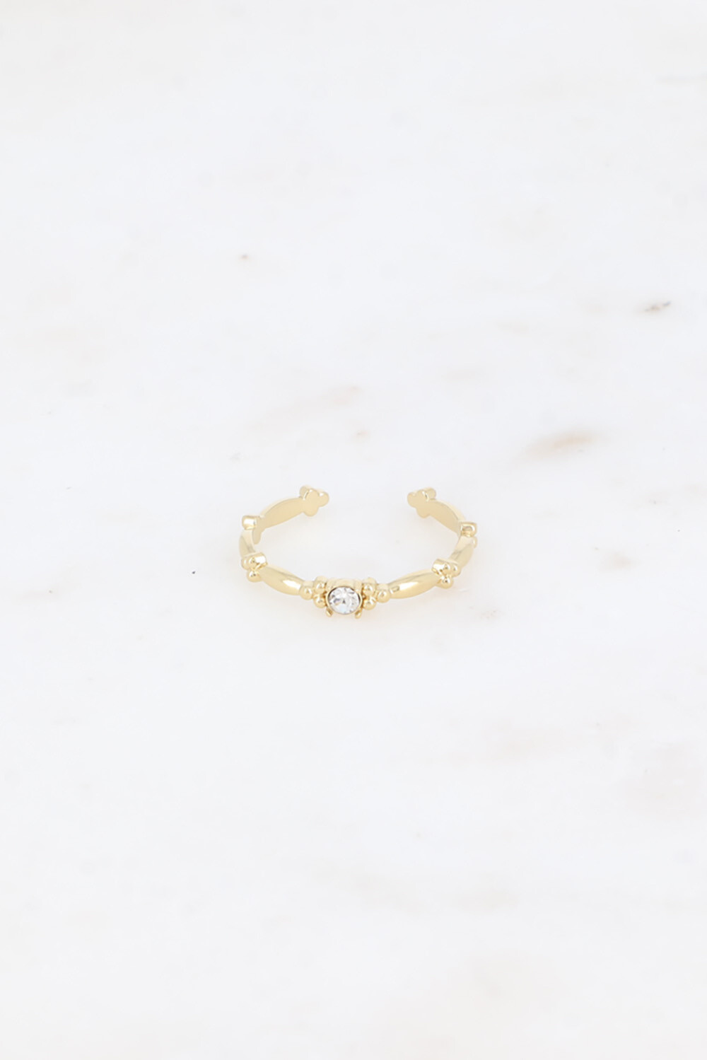Grossista Bohm - Anello - anello fine con ossido di zirconio