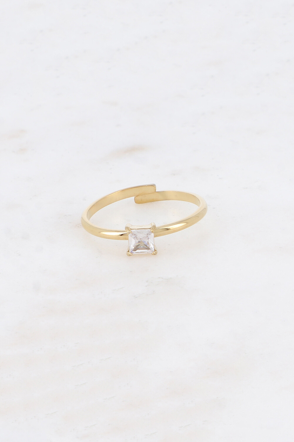 Grossiste Bohm - Bague - cristal carré