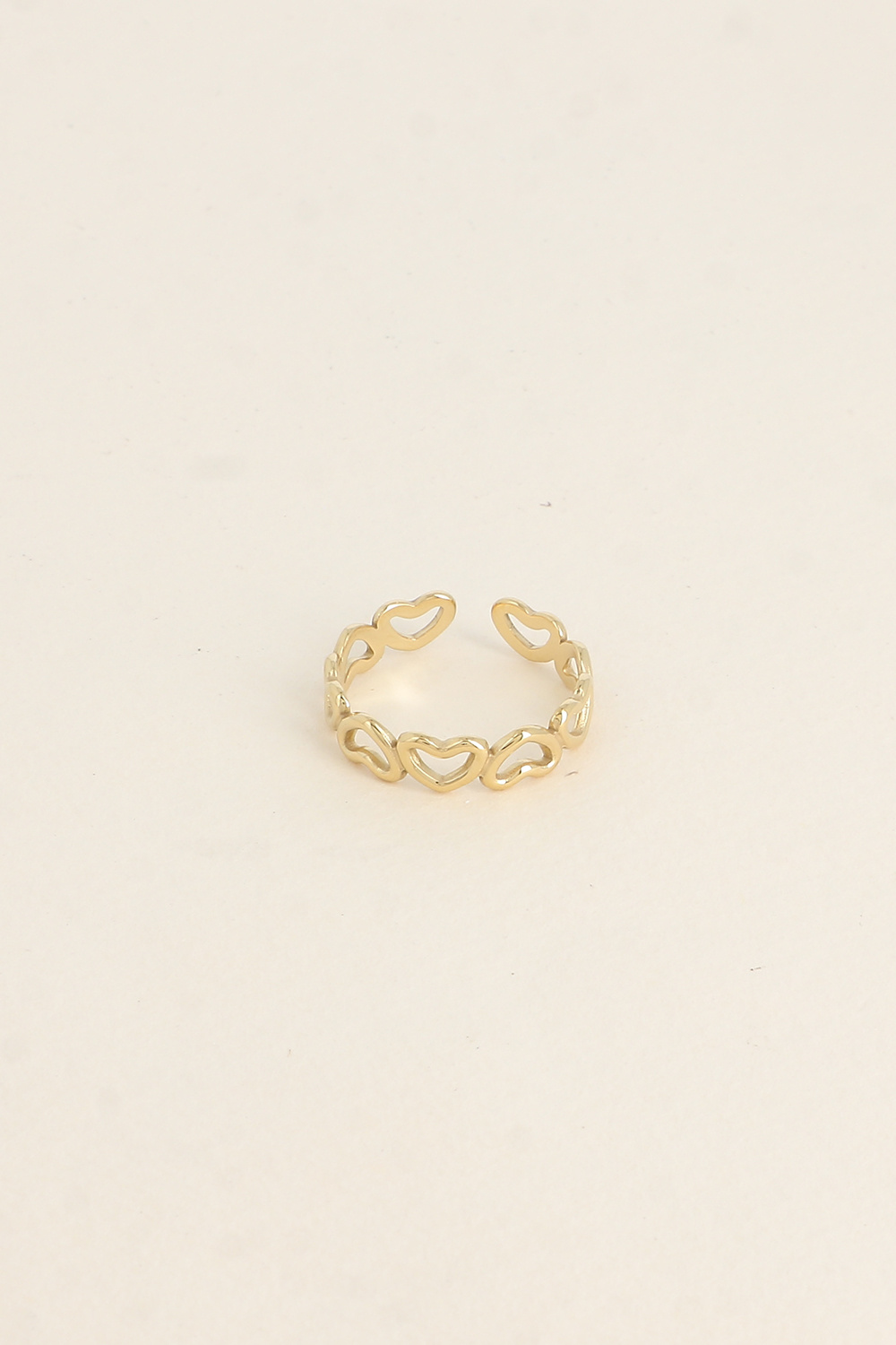 Wholesaler Bohm - Ring - openwork heart bands