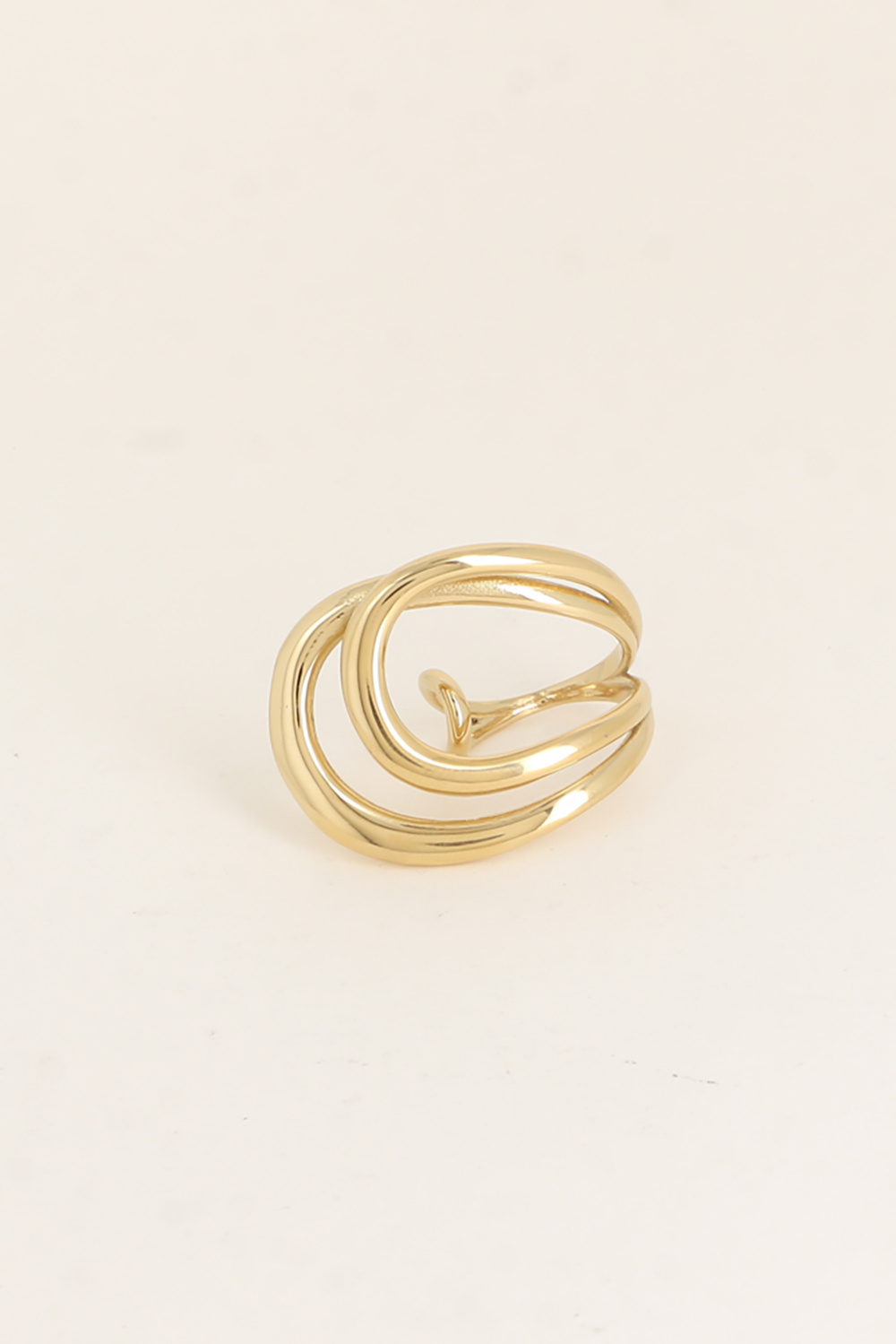 Grossista Bohm - Anello largo - 2 curve