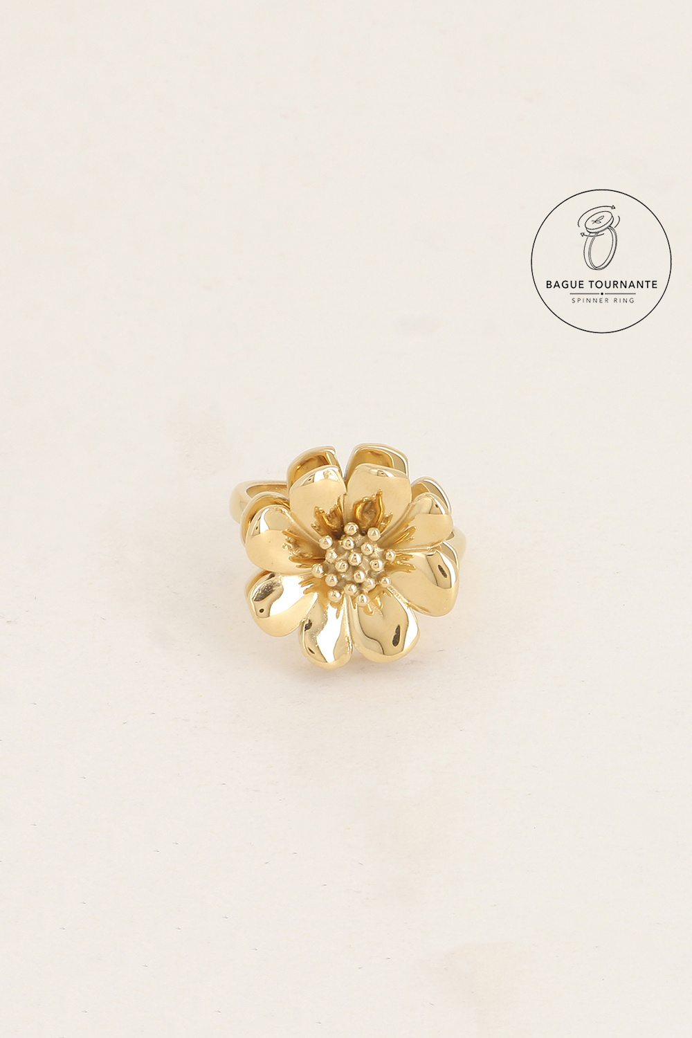 Wholesaler Bohm - Spinning ring with rotating flower