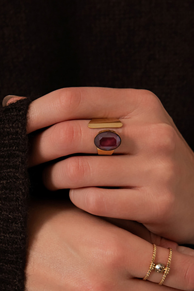 Mayorista Bohm - Anillo Villia - Cristales Swarovski® Mayorista Bohm - Anillo Villia - Cristales Swarovski®