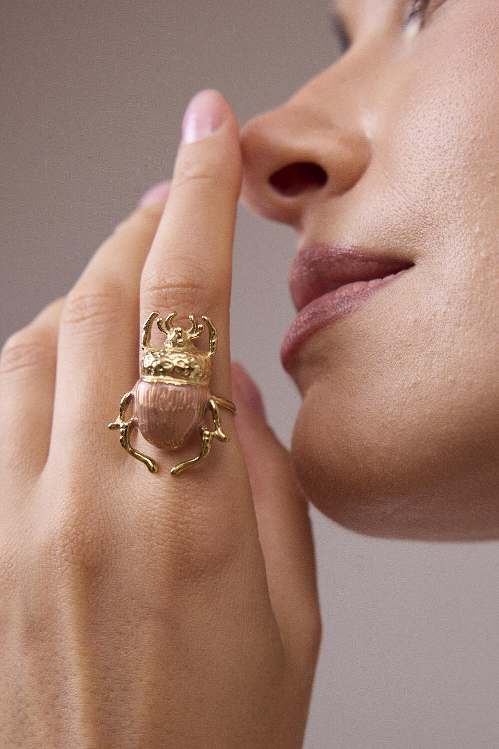 Wholesaler Bohm - Ring - Beetle and Enamel