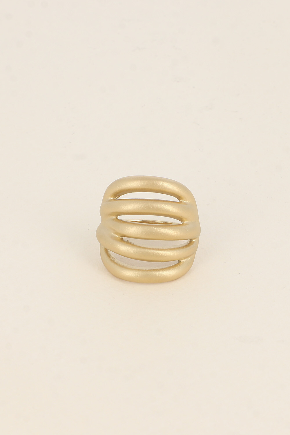 Grossiste Bohm - Bague - effet mat et formes ajourées
