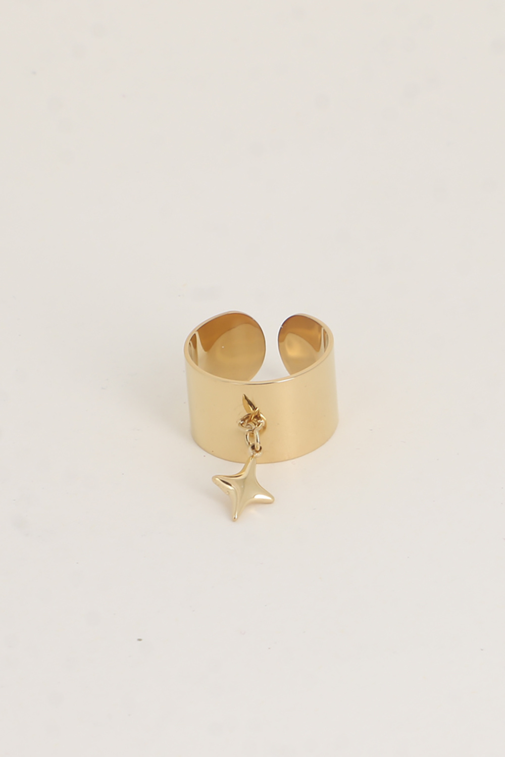 Mayorista Bohm - Anillo ancho - colgante de estrella