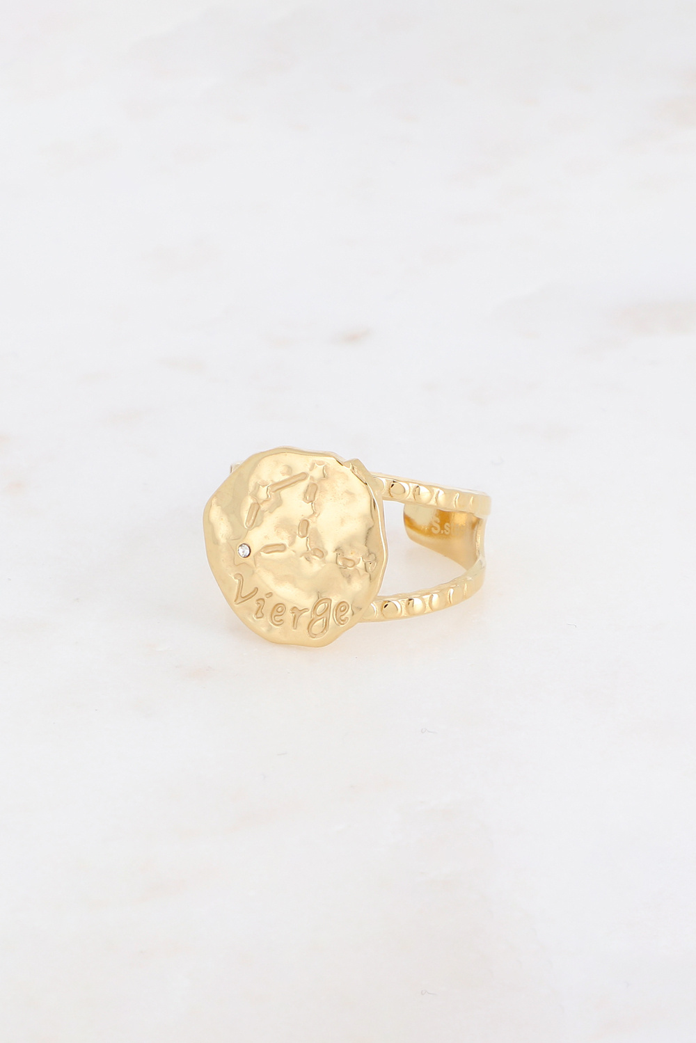 Mayorista Bohm - Anillo Astro efecto martillado - Virgo