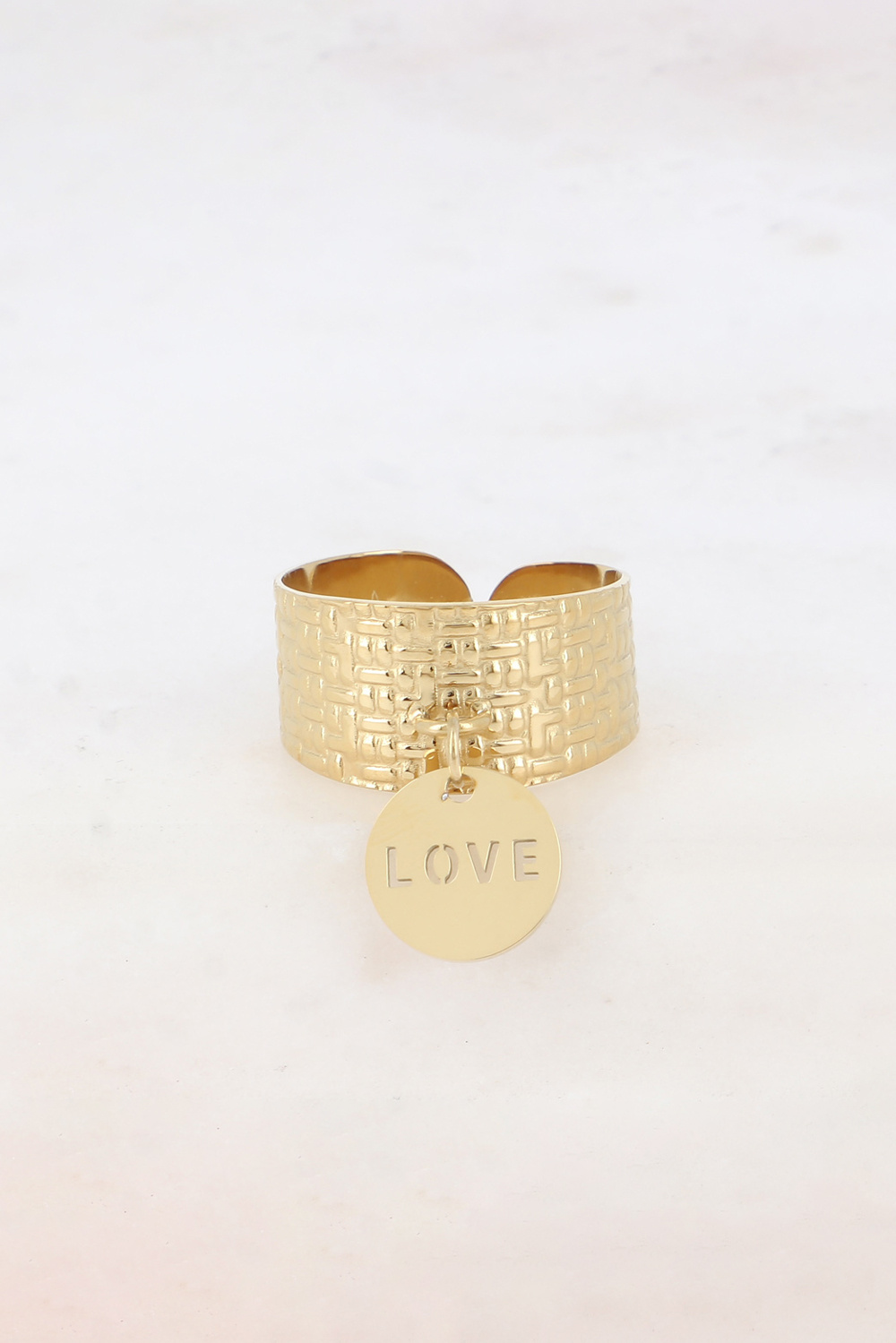 Großhändler Bohm - Ring - LOVE Anhänger