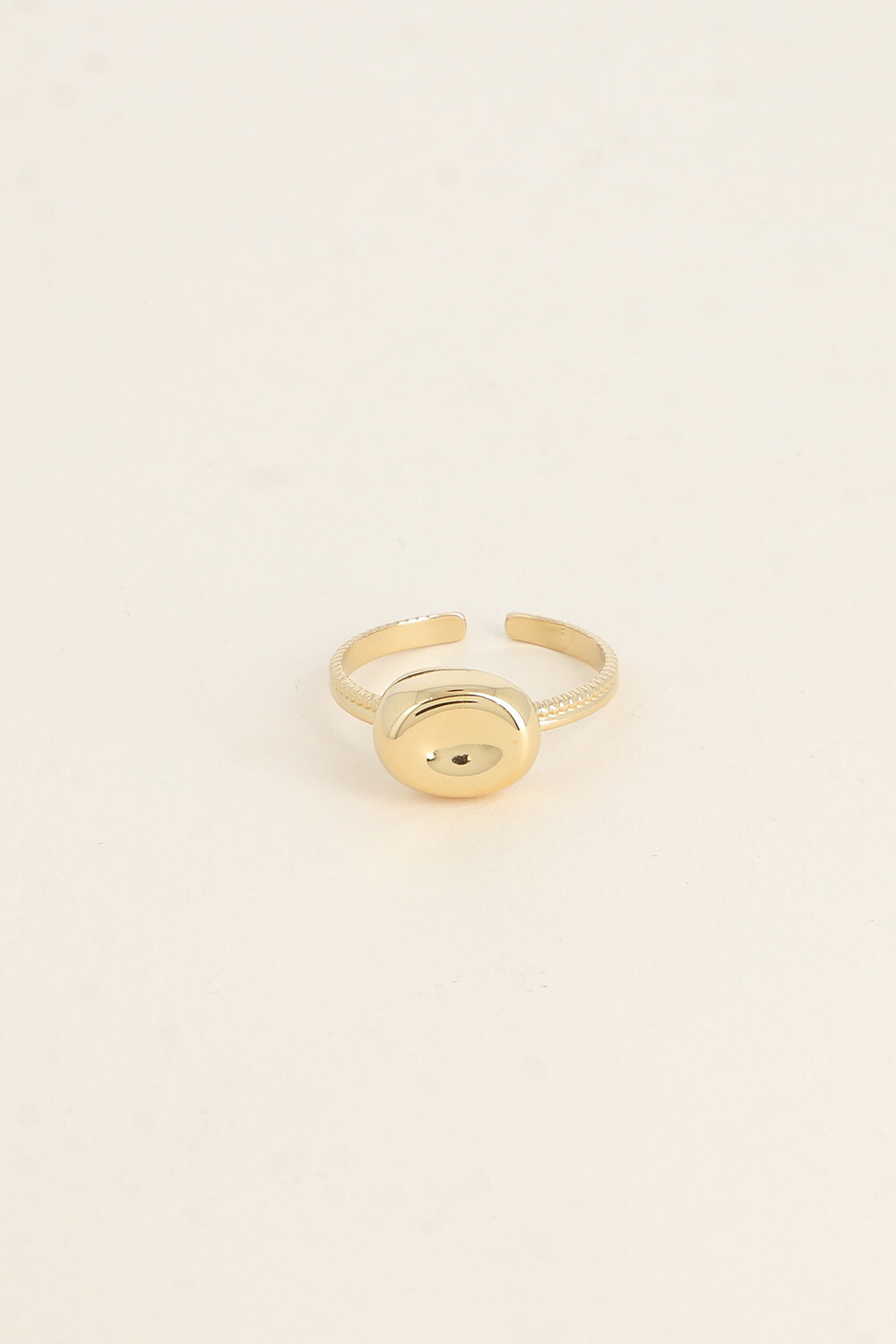 Mayorista Bohm - Anillo - pequeño disco abombado y curvado