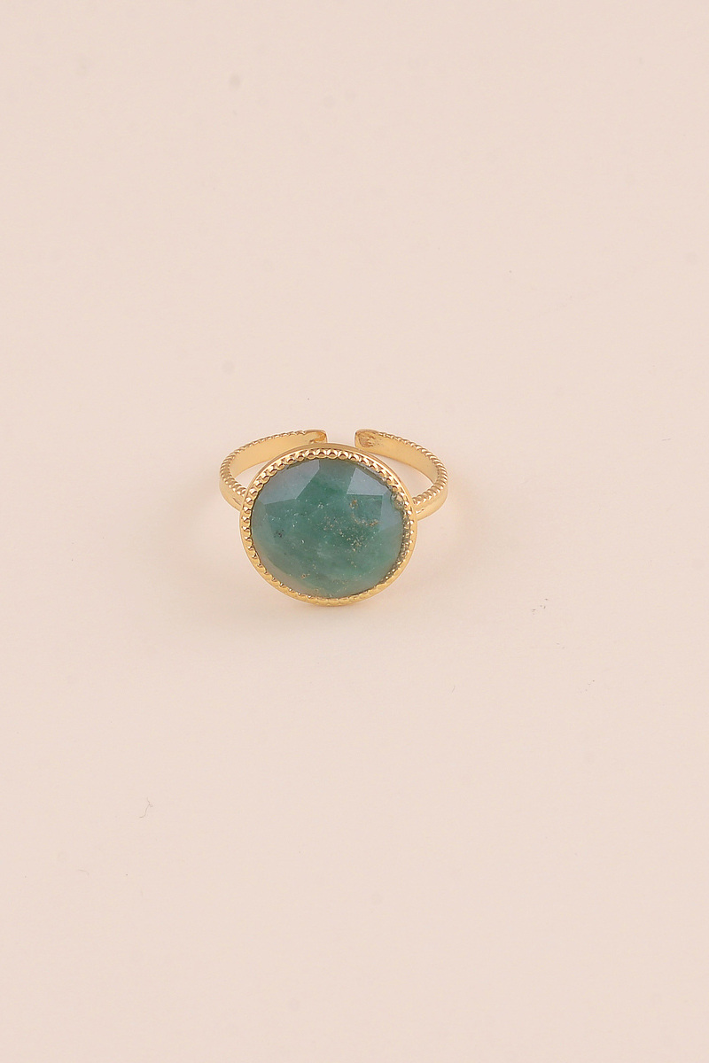Grossiste Bohm - Bague - pierre naturelle ronde