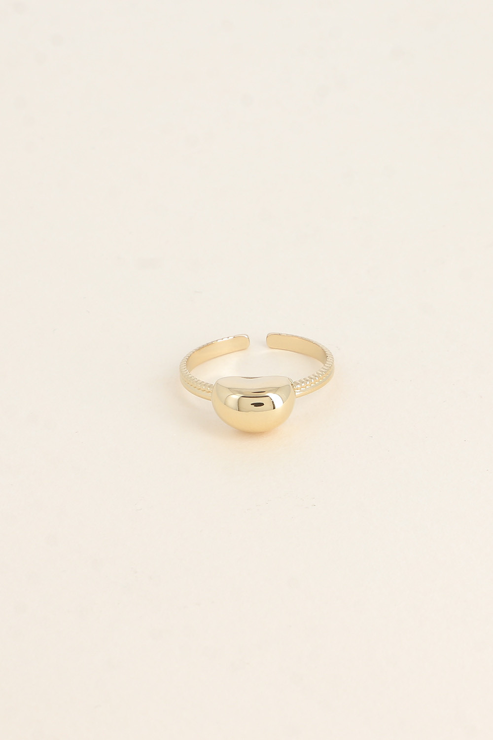 Grossiste Bohm - Bague - petit haricot bombé