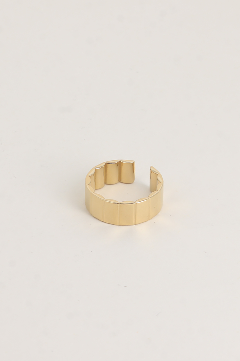 Wholesaler Bohm - Wide ring - striped lines