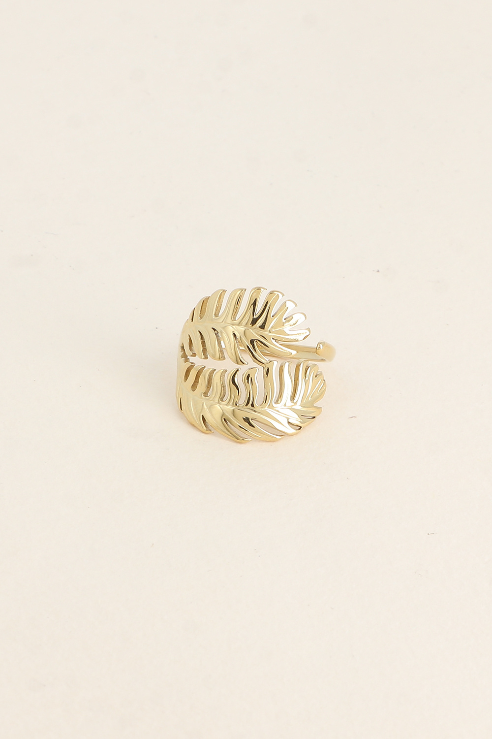 Grossiste Bohm - Bague - 2 feuillages