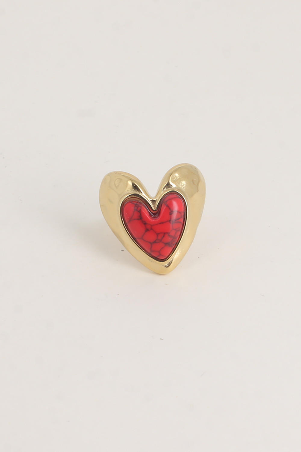 Wholesaler Bohm - Ring - hearts and natural stone