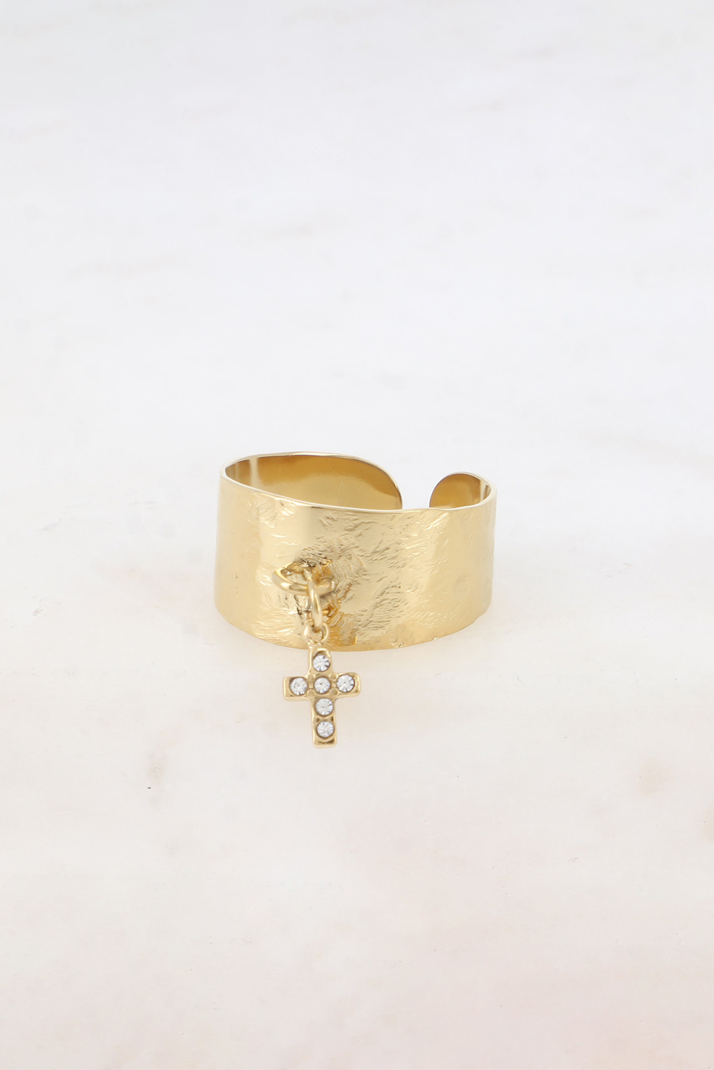 Großhändler Bohm - Ring - Kreuzanhänger und Zirkonia