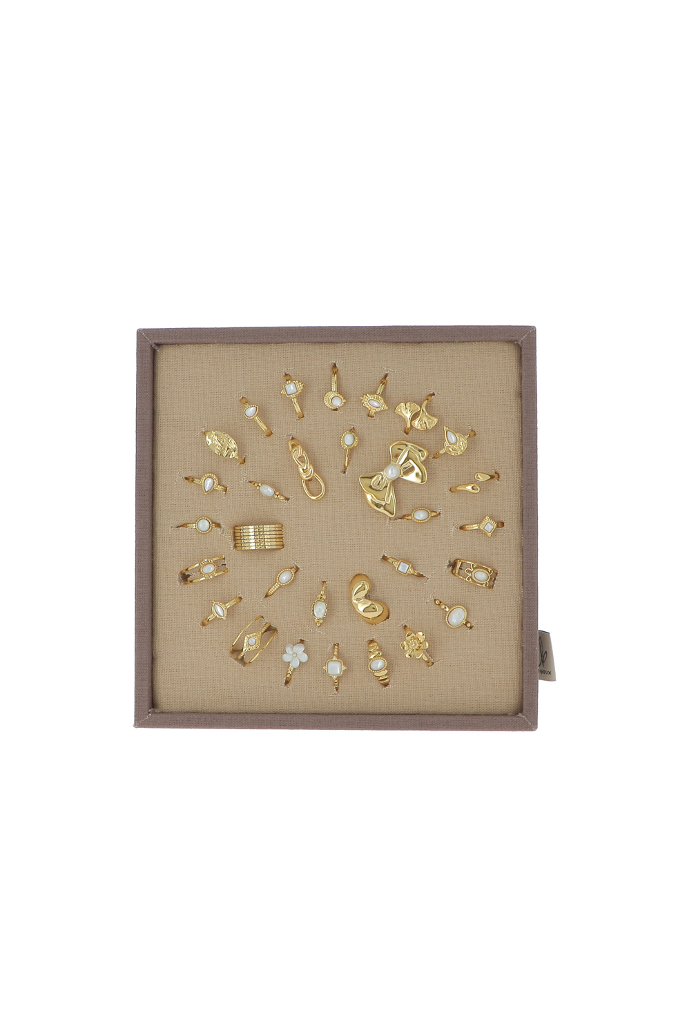 Mayorista Bohm - Juego de 30 anillos - soporte de exhibición gratis