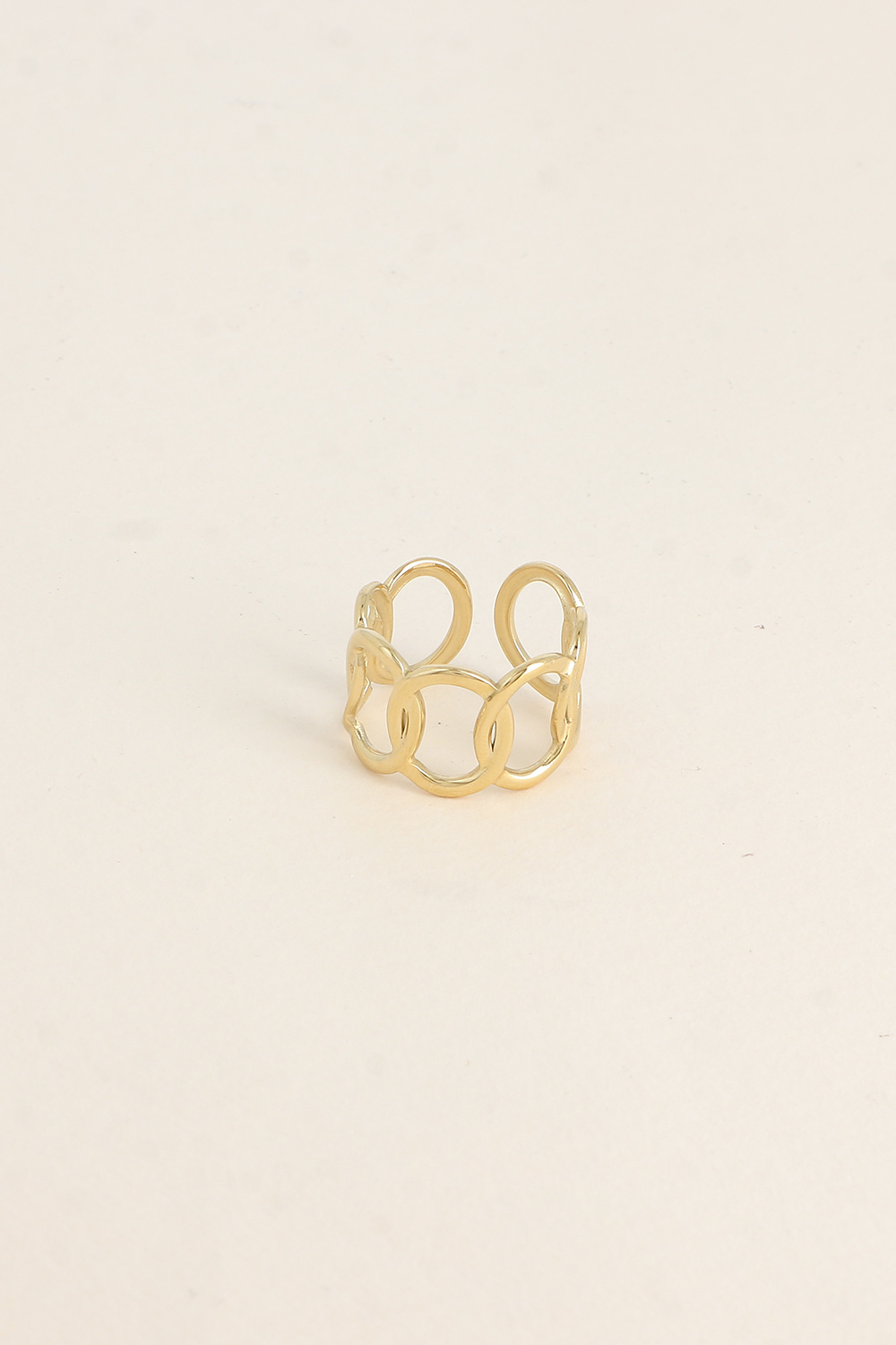Grossiste Bohm - Bague - formes ovales ajourées 13mm