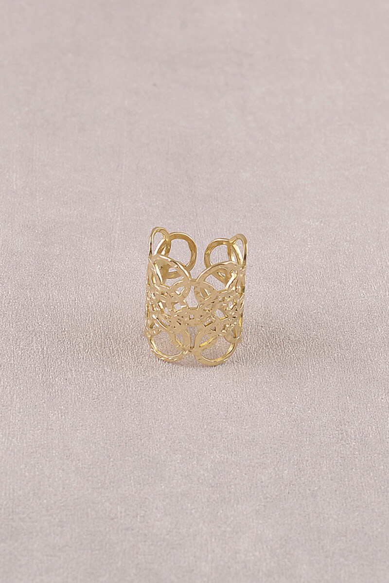 Grossista Bohm - Anello largo - cerchi traforati