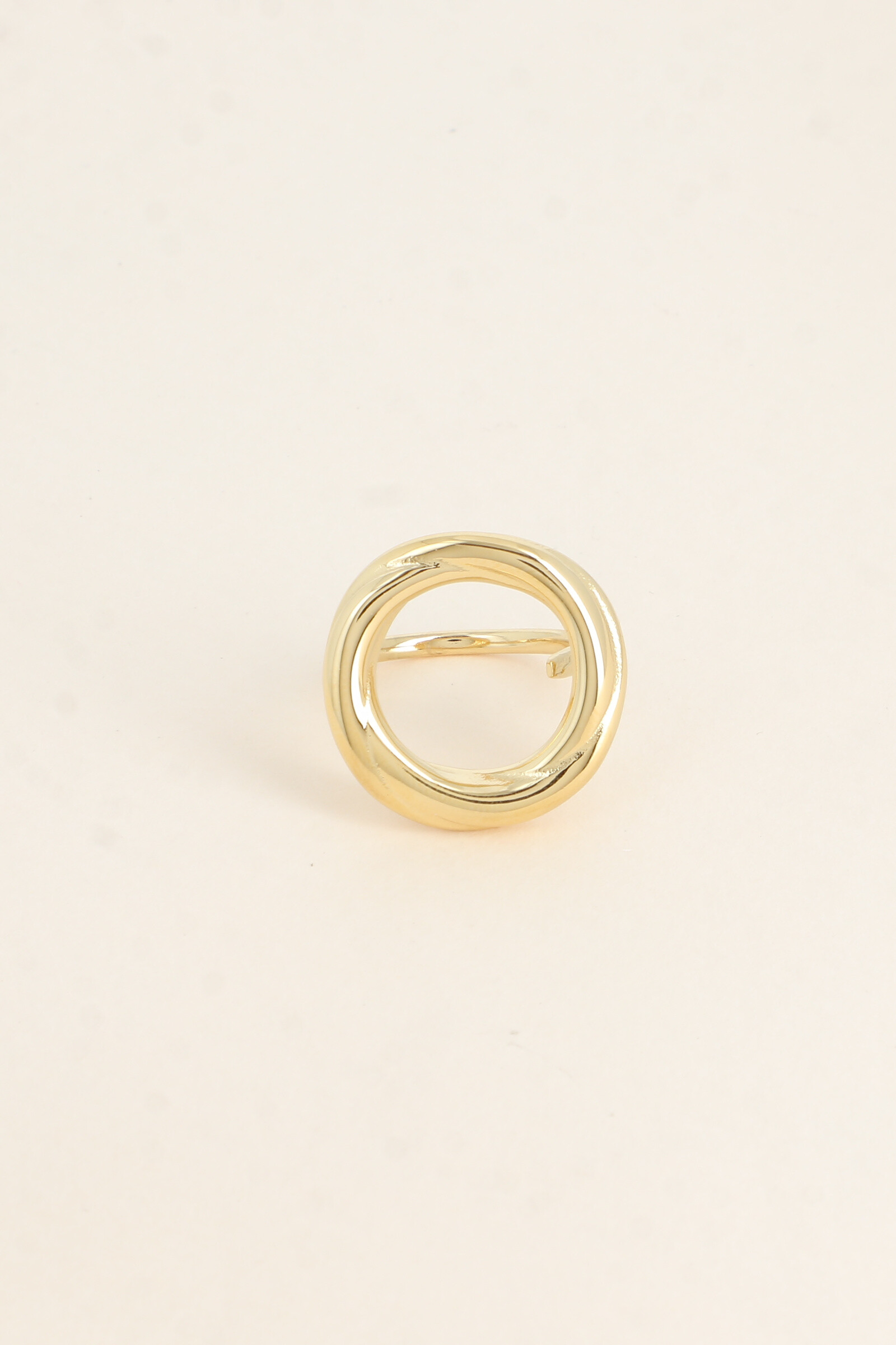 Grossista Bohm - Anello - Motivo rotondo intrecciato e aperto