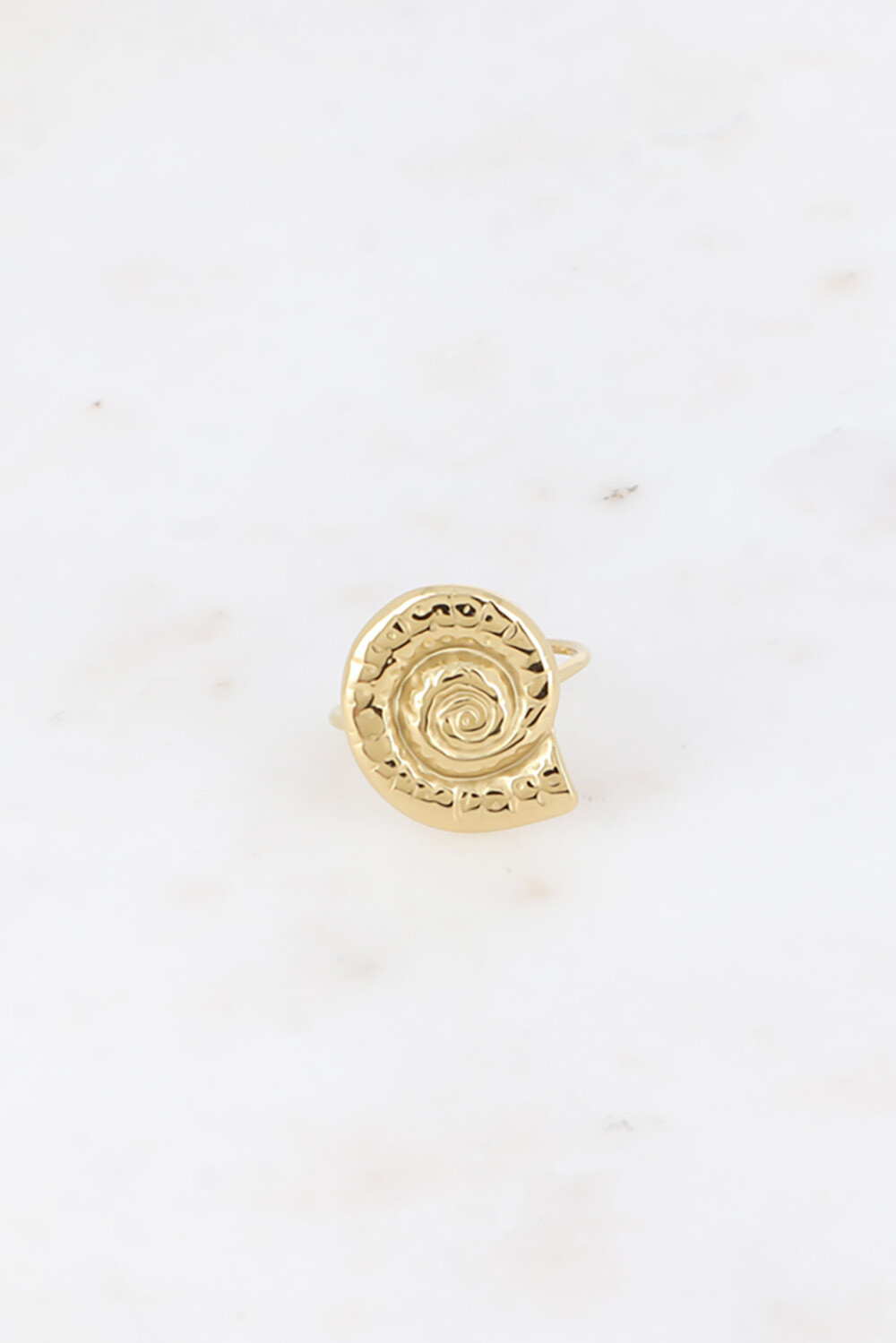 Großhändler Bohm - Ring - 19 mm Schneckenhausmuster