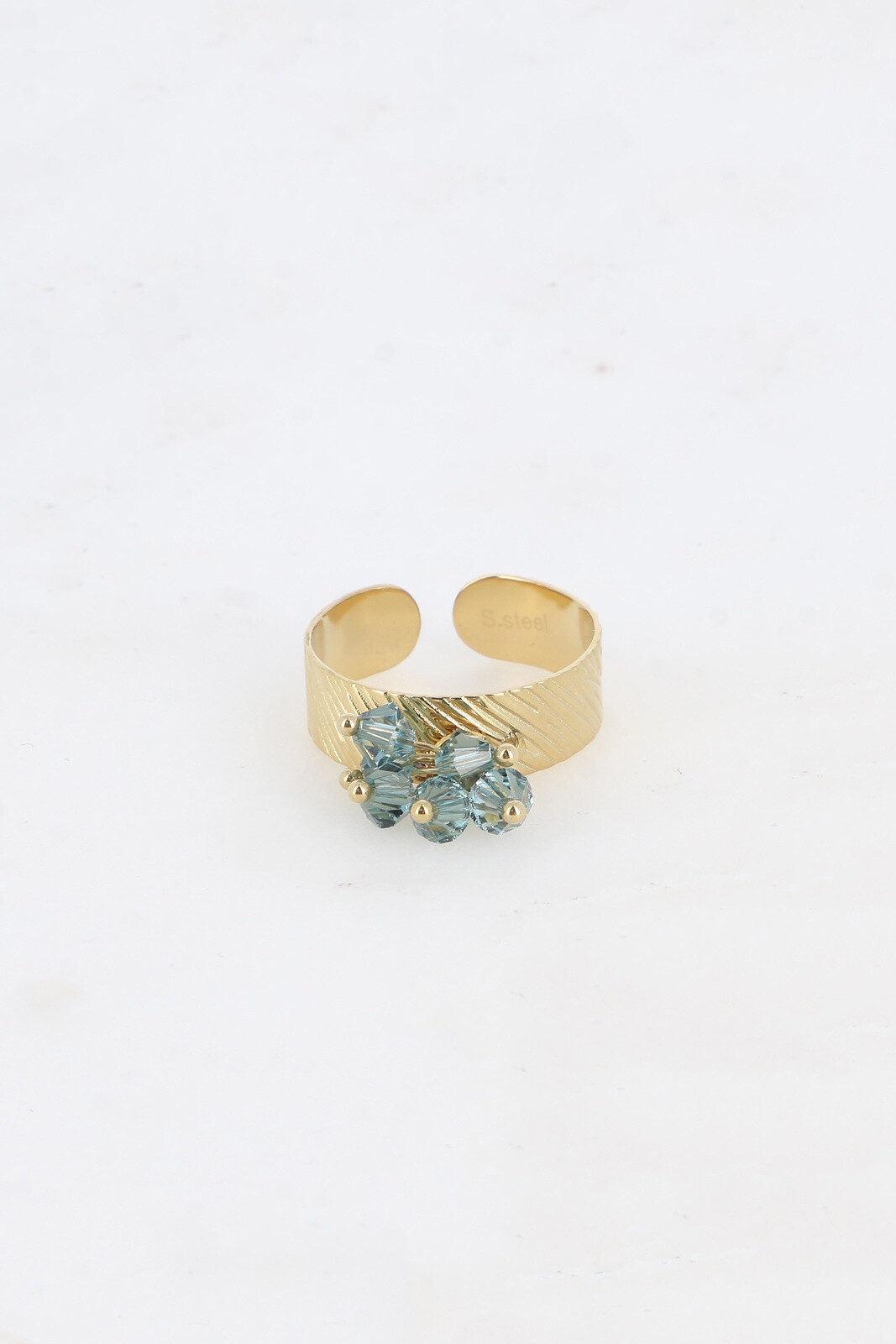 Grossiste Bohm - Bague Séraphine toupies - ornée de cristaux de Swarovski®