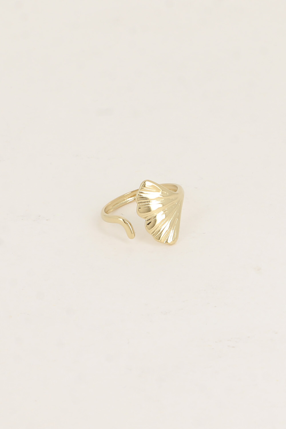 Wholesaler Bohm - Open ring - ginkgo pattern