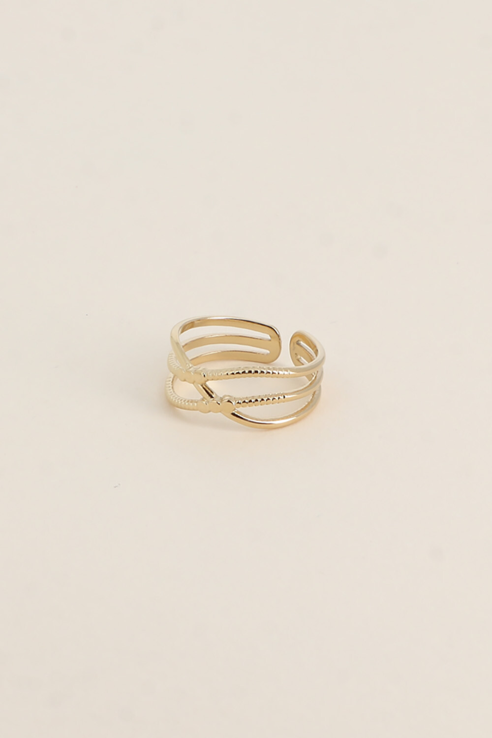 Mayorista Bohm - Anillo - 3 bandas entrelazadas