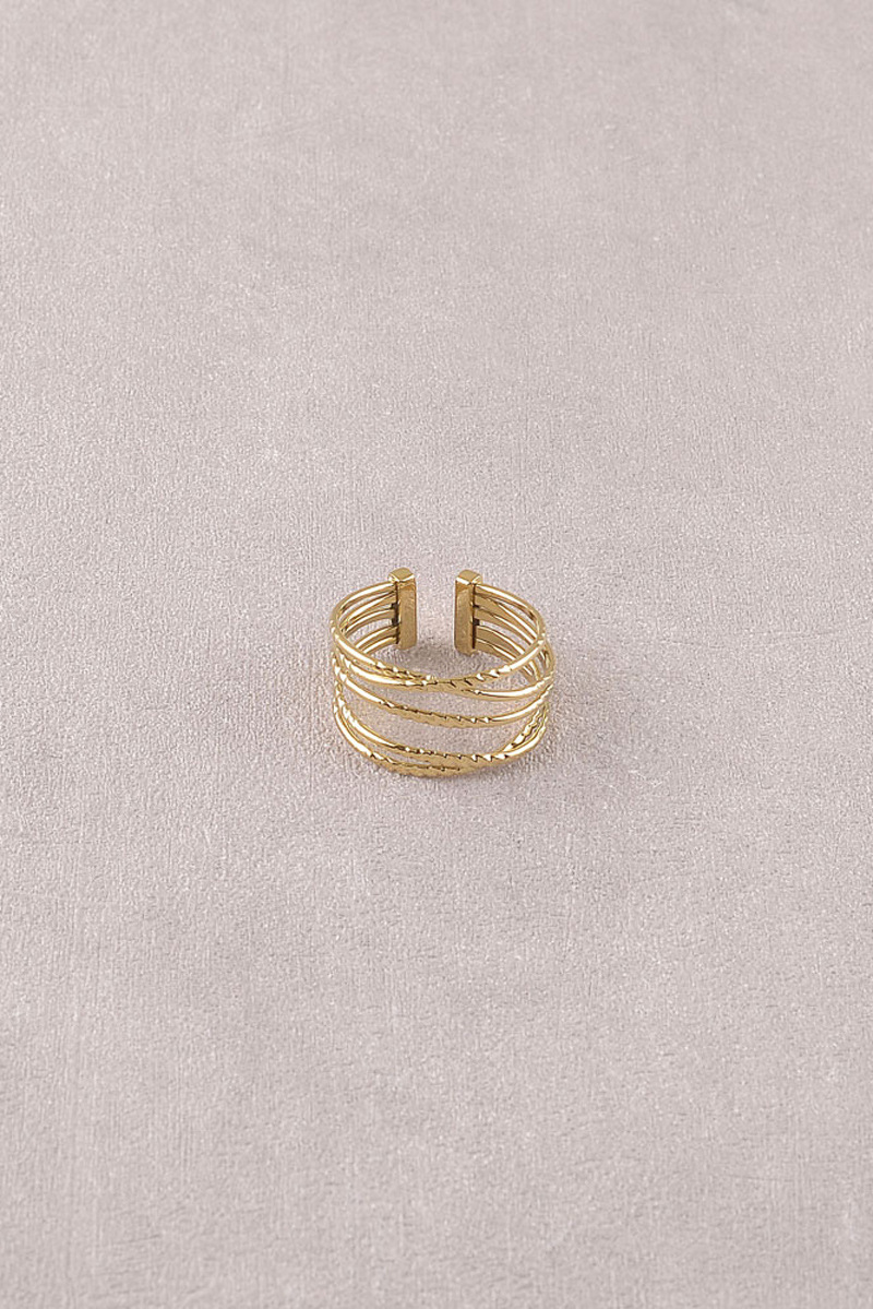 Wholesaler Bohm - Ring - 5 grooved bands