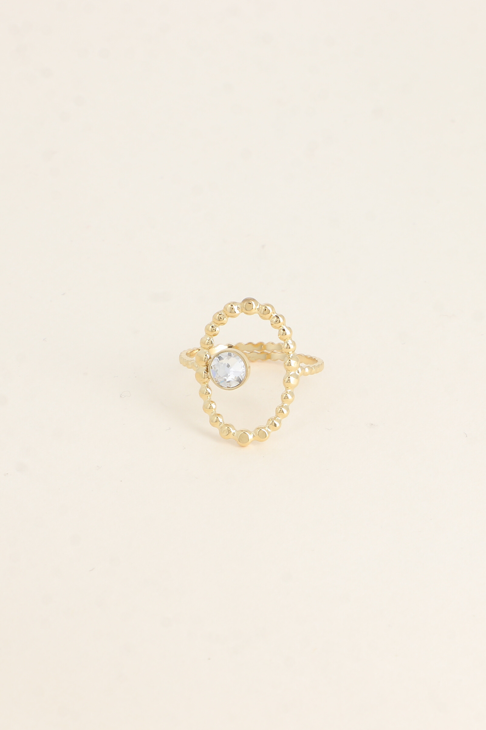 Mayorista Bohm - Anillo: forma ovalada y burbujas y decorado con cristales de Swarovski®