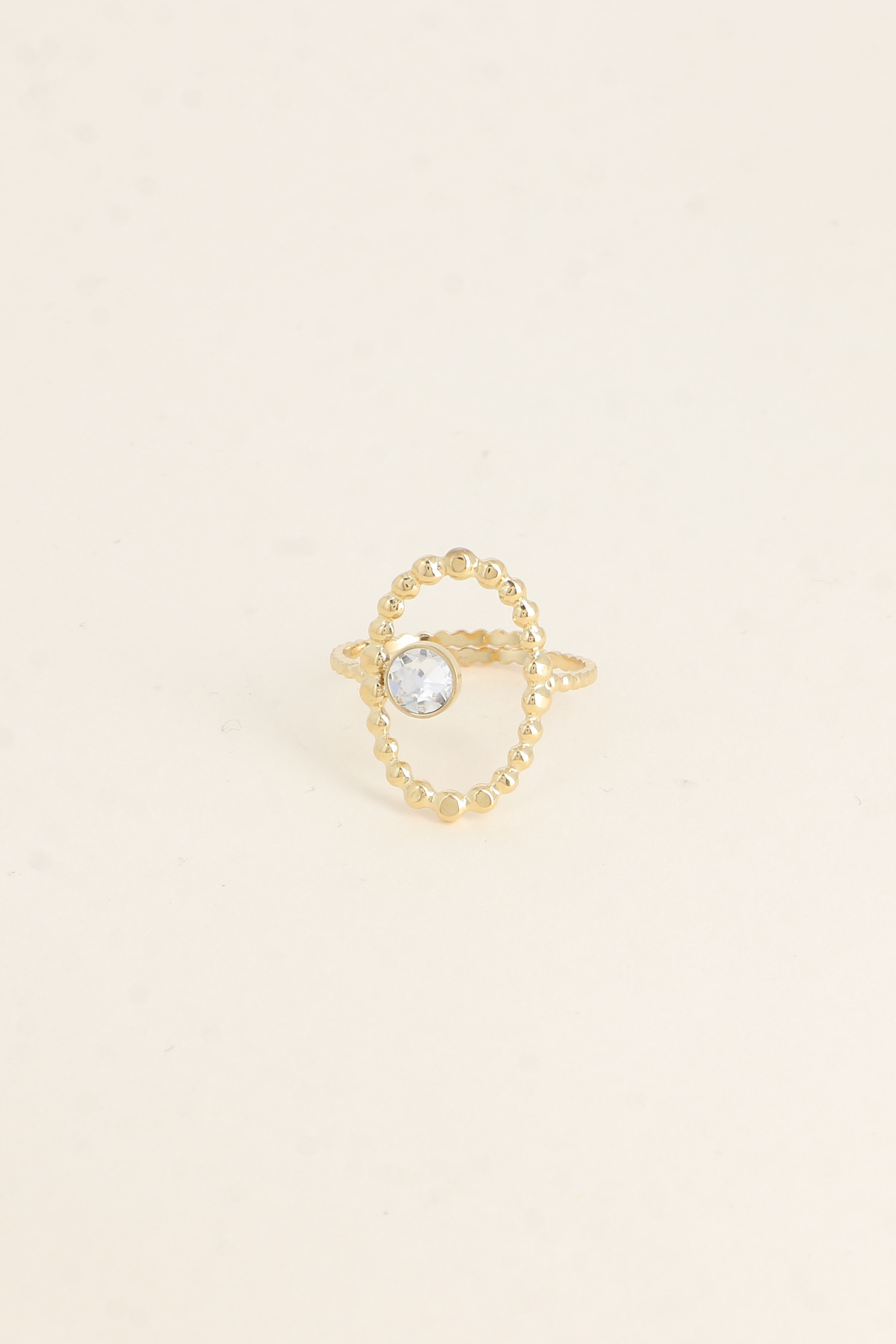 Grossiste Bohm - Bague - forme ovale & bulles et ornée de cristaux de Swarovski®