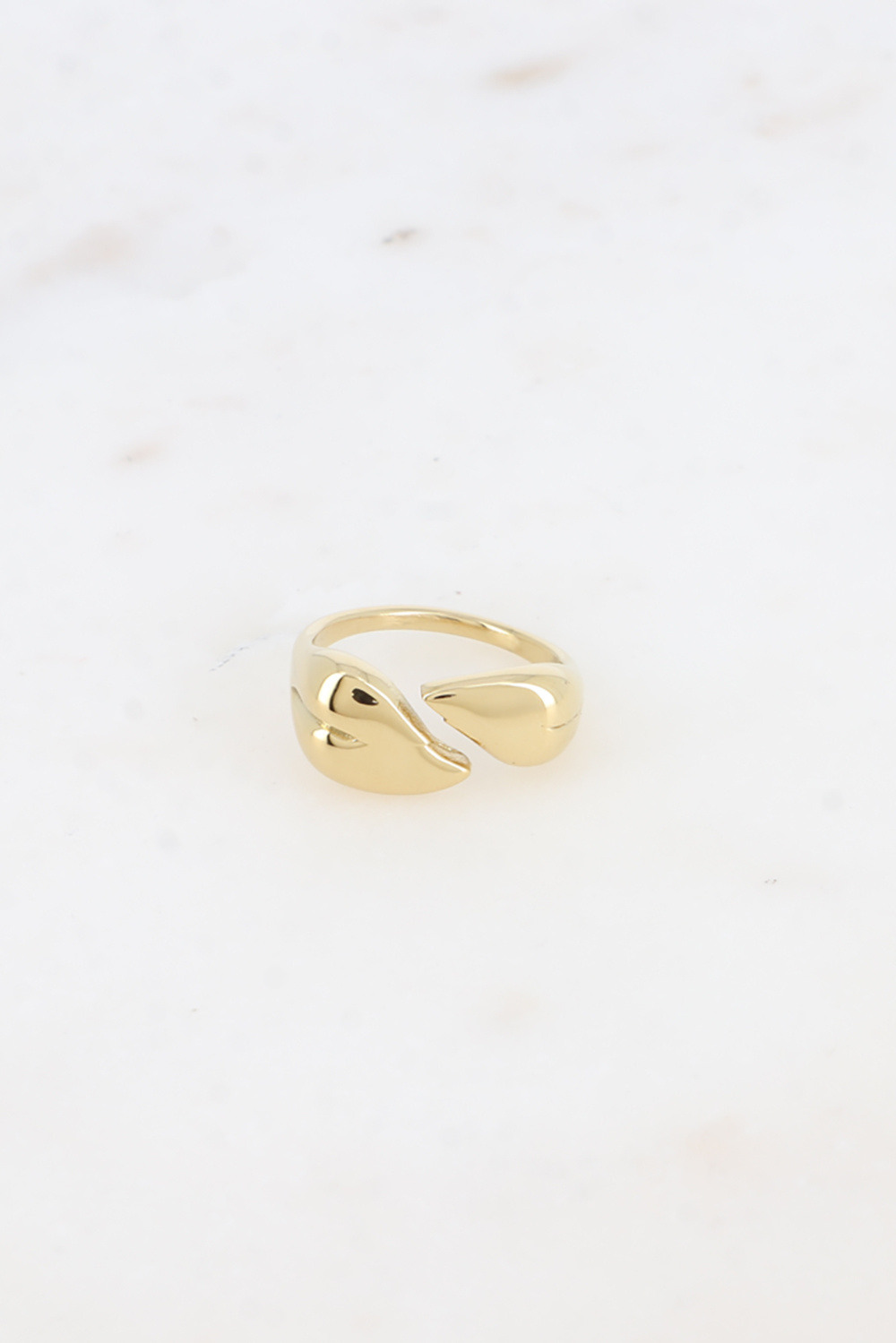 Grossiste Bohm - Bague ouverte - feuilles
