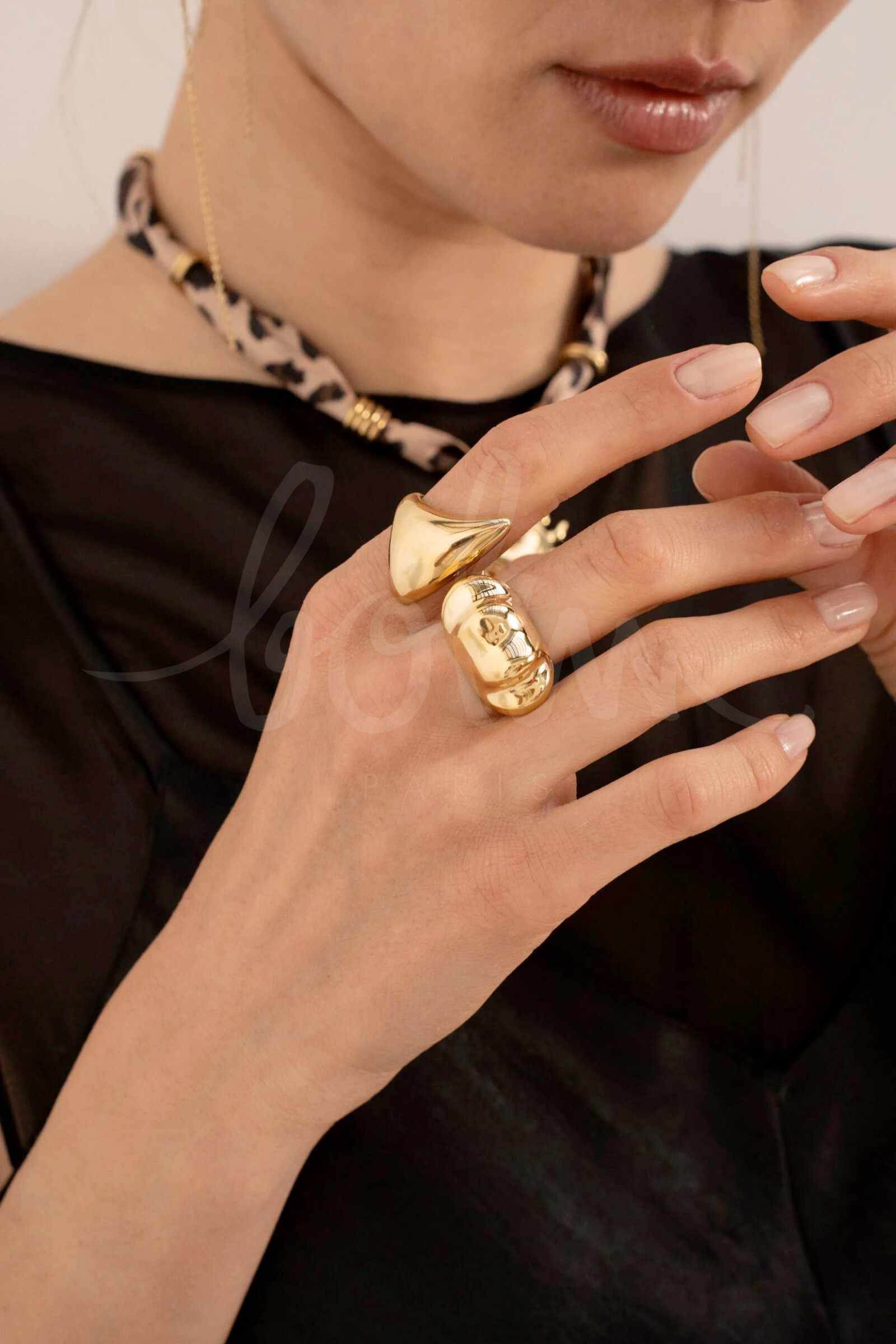 Großhändler Bohm - Ring - Shell -Shaped -Stück