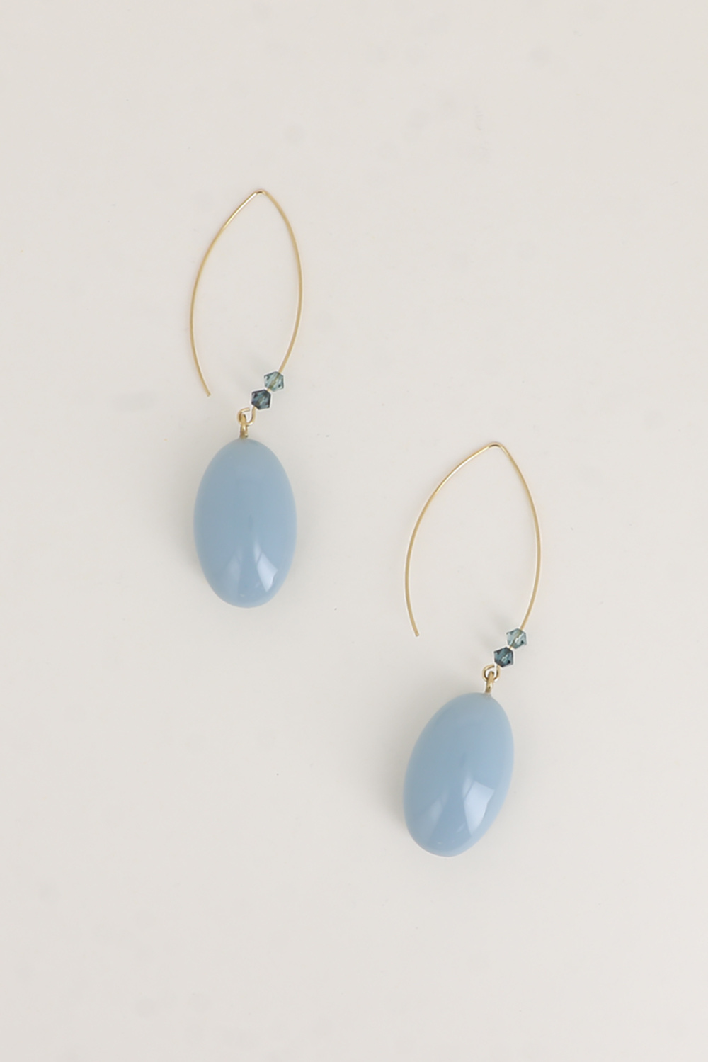 Mayorista Bohm - Pendientes colgantes - 2 óvalos, acetato de color
