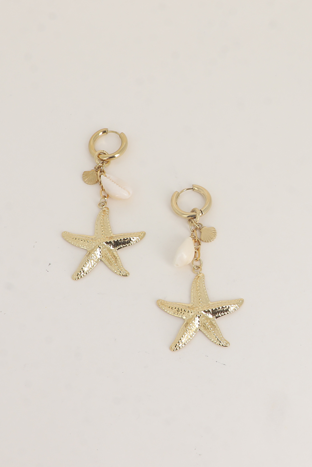 Wholesaler Bohm - Hoops - chain, starfish, natural cowrie and shell