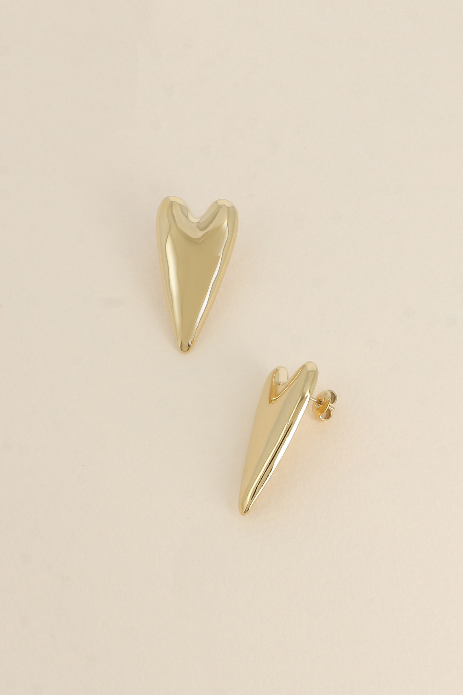 Grossiste Bohm - Boucles puces - pièce coeur allongé