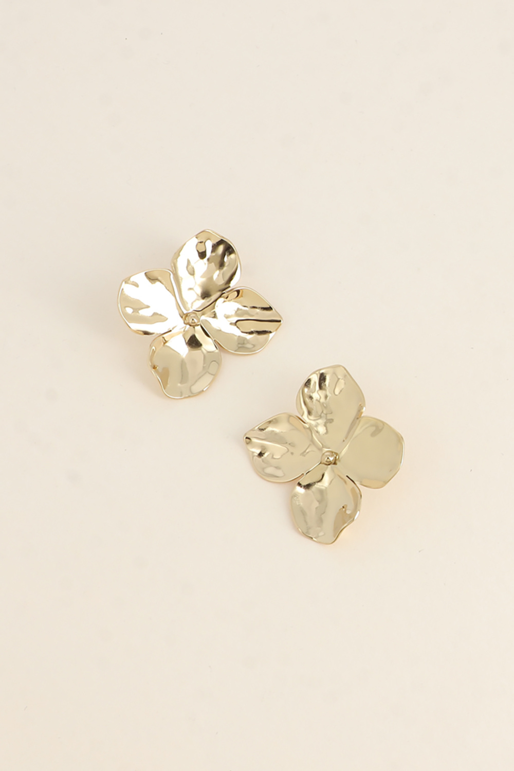 Wholesaler Bohm - Stud earrings - 4-petal floral design
