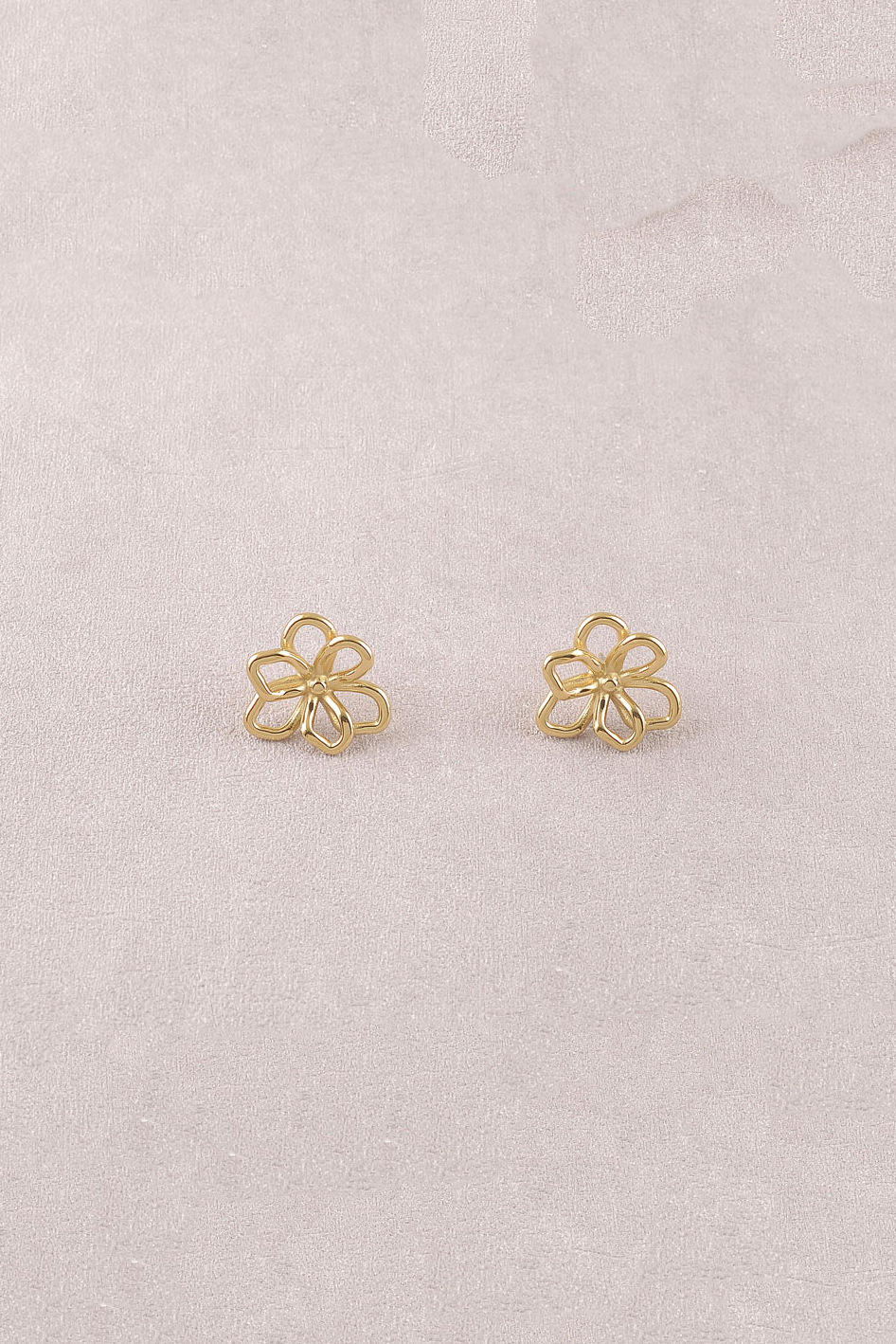 Wholesaler Bohm - Stud earrings - openwork flower