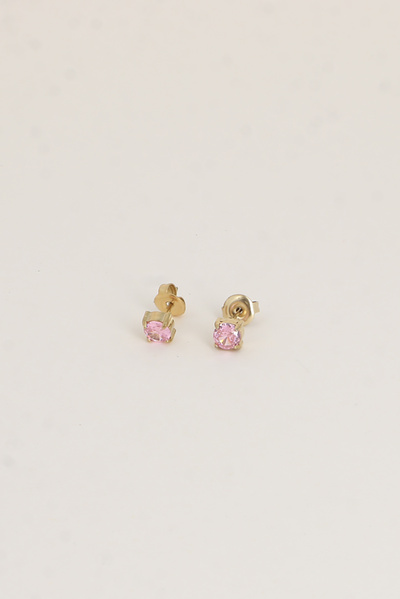 Mayorista Bohm - Pendientes de botón - cristal redondo de 5mm Mayorista Bohm - Pendientes de botón - cristal redondo de 5mm