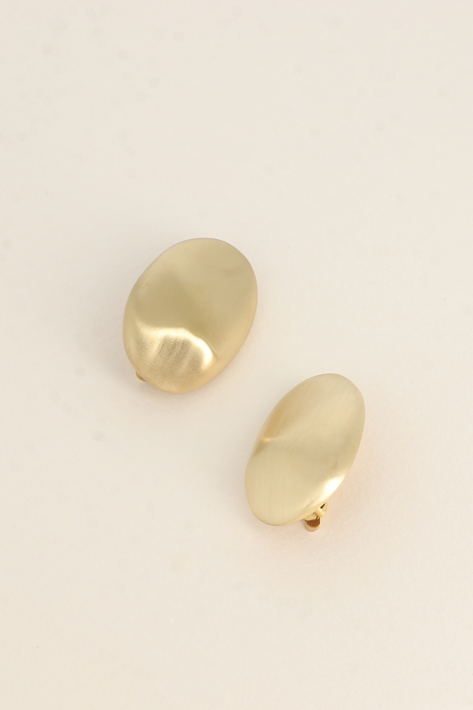 Grossiste Bohm - Boucles clips Assude - ovale effet brossé mat