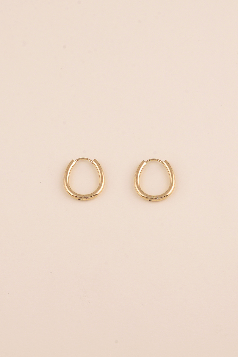 Wholesaler Bohm - Hoops - oval ring 18 x 20.5 mm