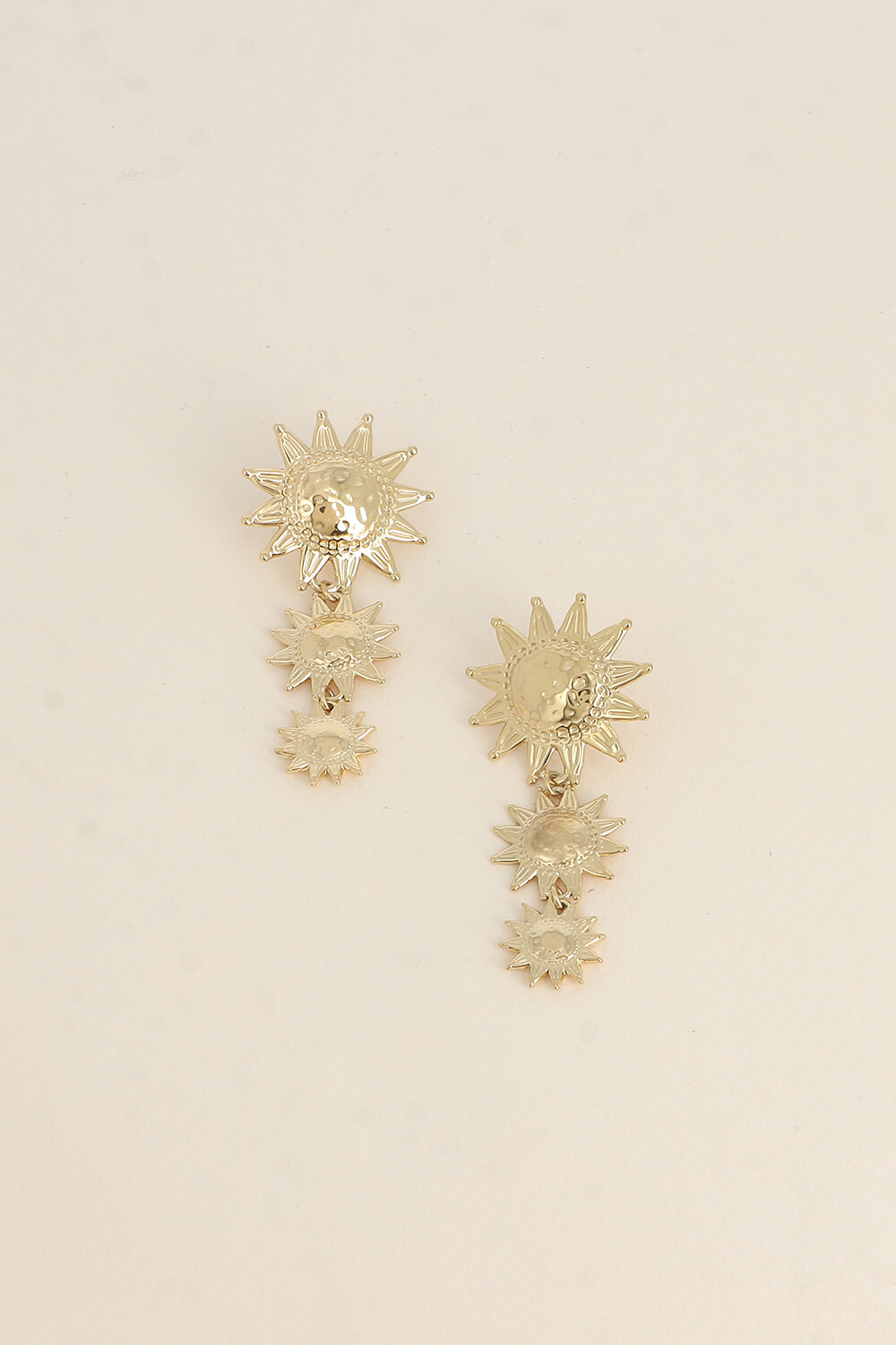 Grossiste Bohm - Boucles pendantes - 3 pièces soleil