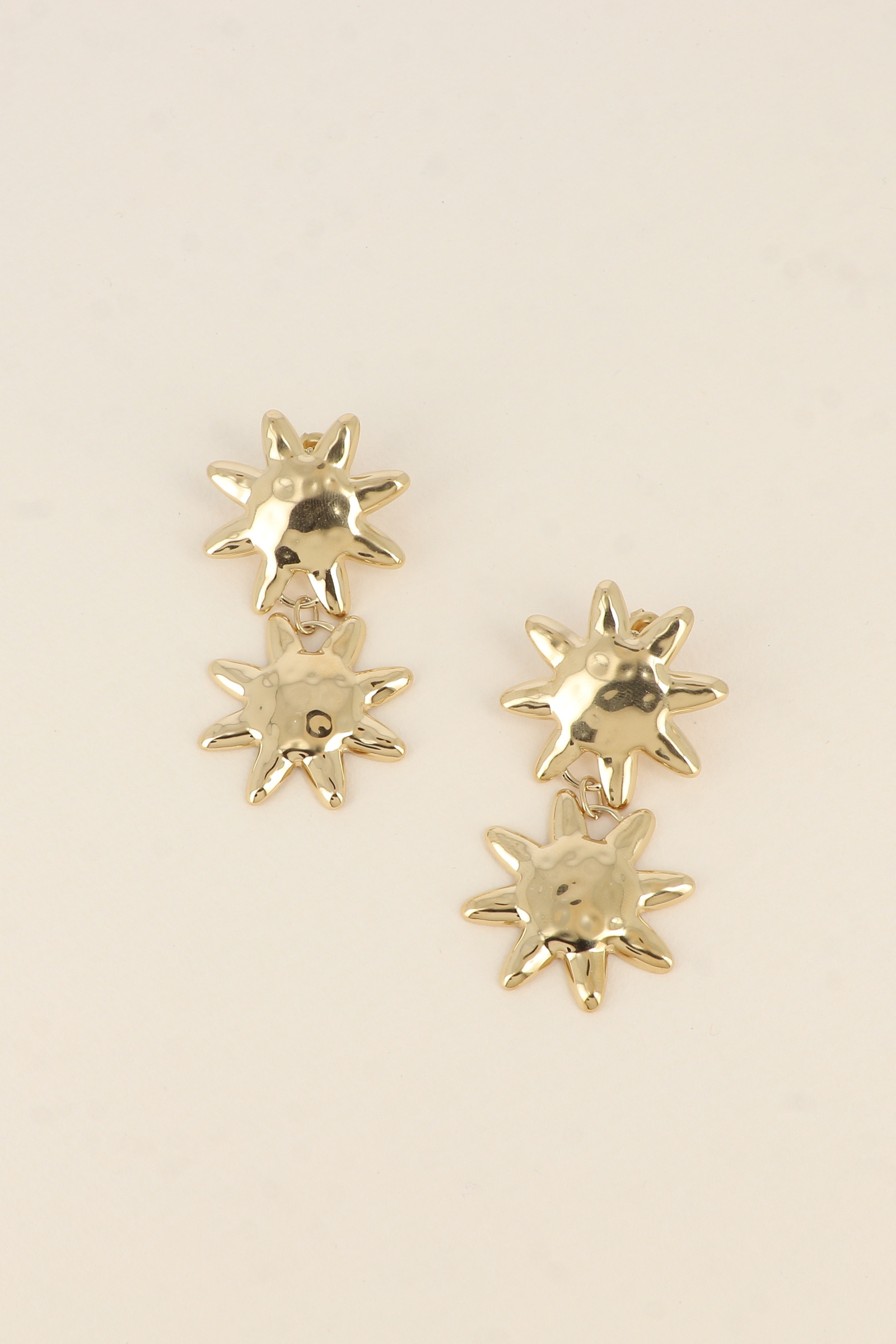 Mayorista Bohm - Pendientes colgantes - 2 piezas sol