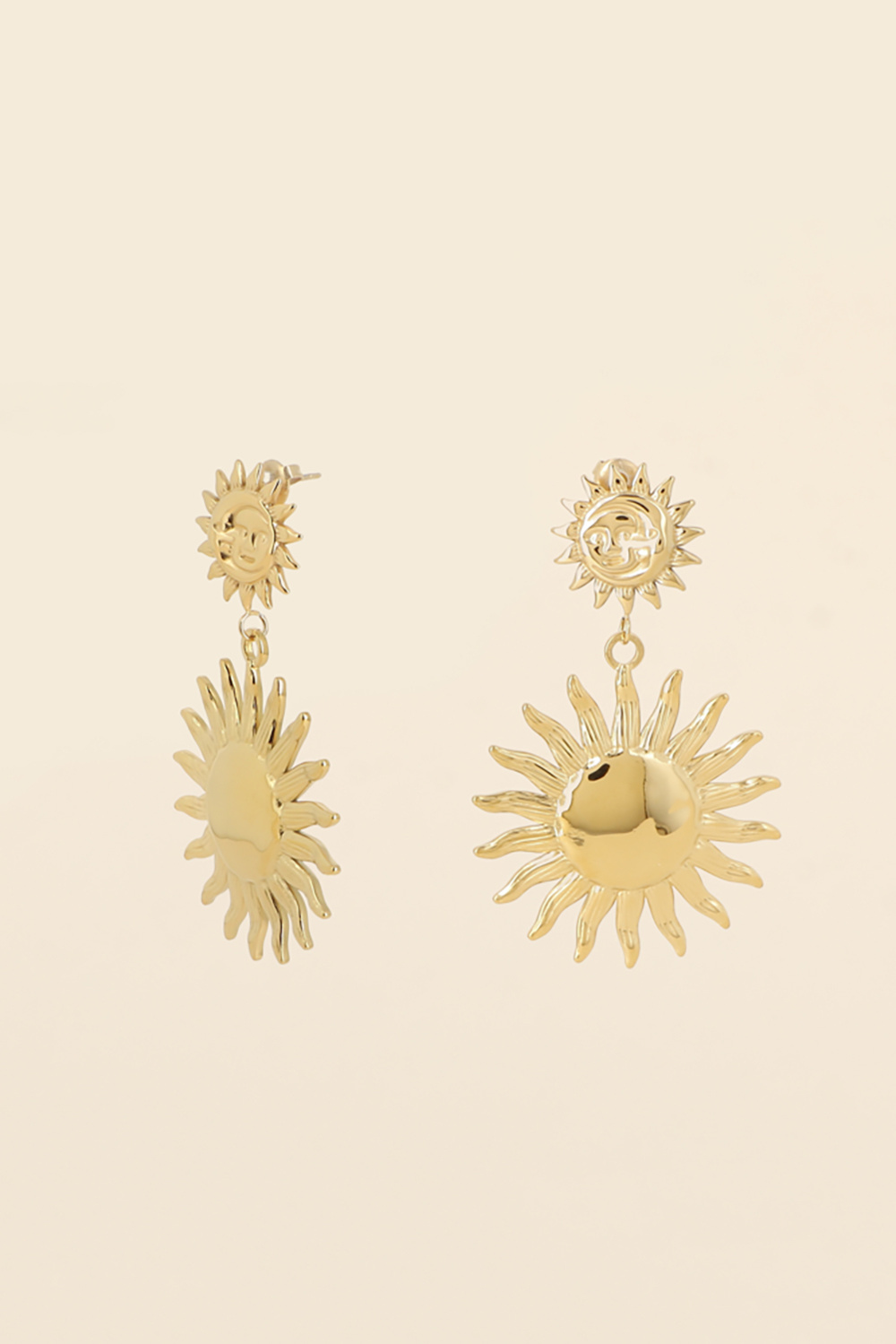 Grossiste Bohm - Boucles pendantes - éclipse, lune et soleil
