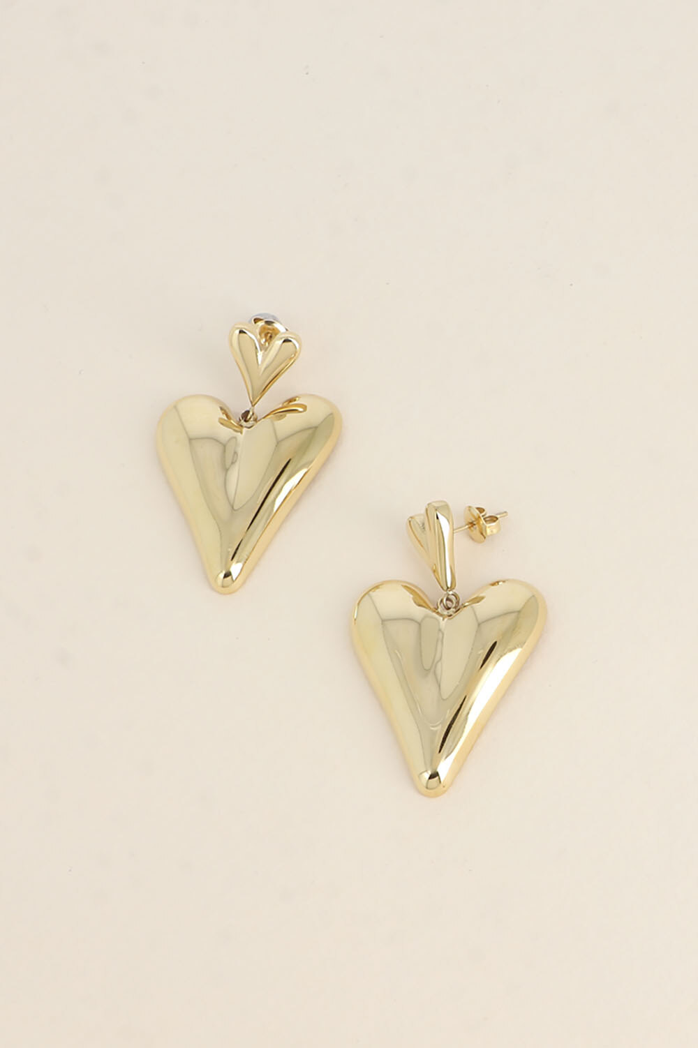 Mayorista Bohm - Pendientes colgantes - 2 corazones