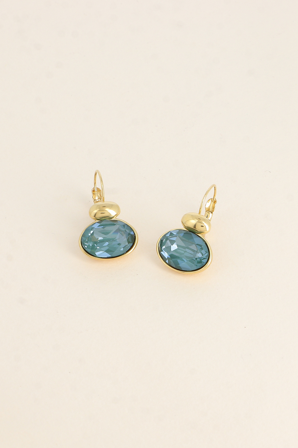 Grossiste Bohm - Boucles Vivine dorées - ornées de cristaux de Swarovski®