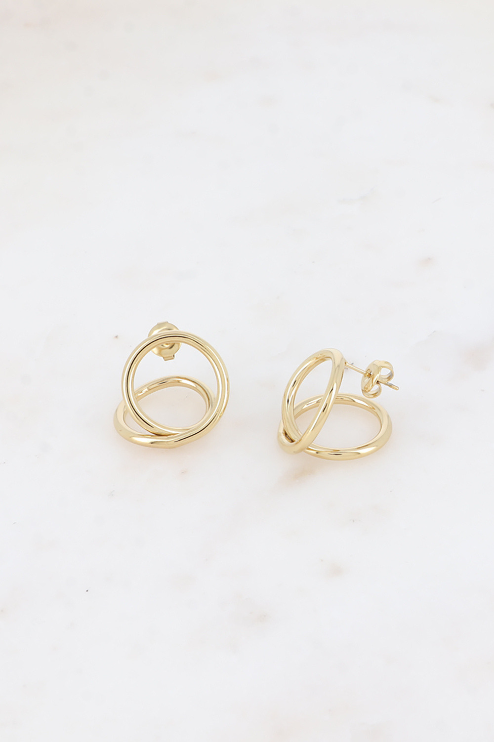 Grossiste Bohm - Boucles puces - double cercle avant/arrière lobe